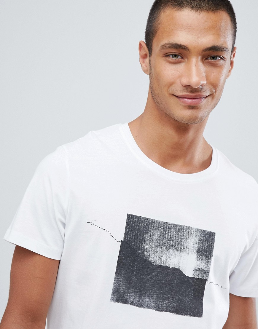 Selected Homme T-Shirt With Photo Graphic