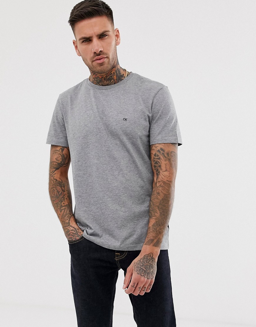 Calvin Klein t-shirt with small logo grey