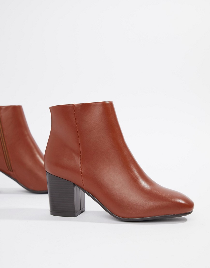Truffle Collection Block Heel Ankle Boots