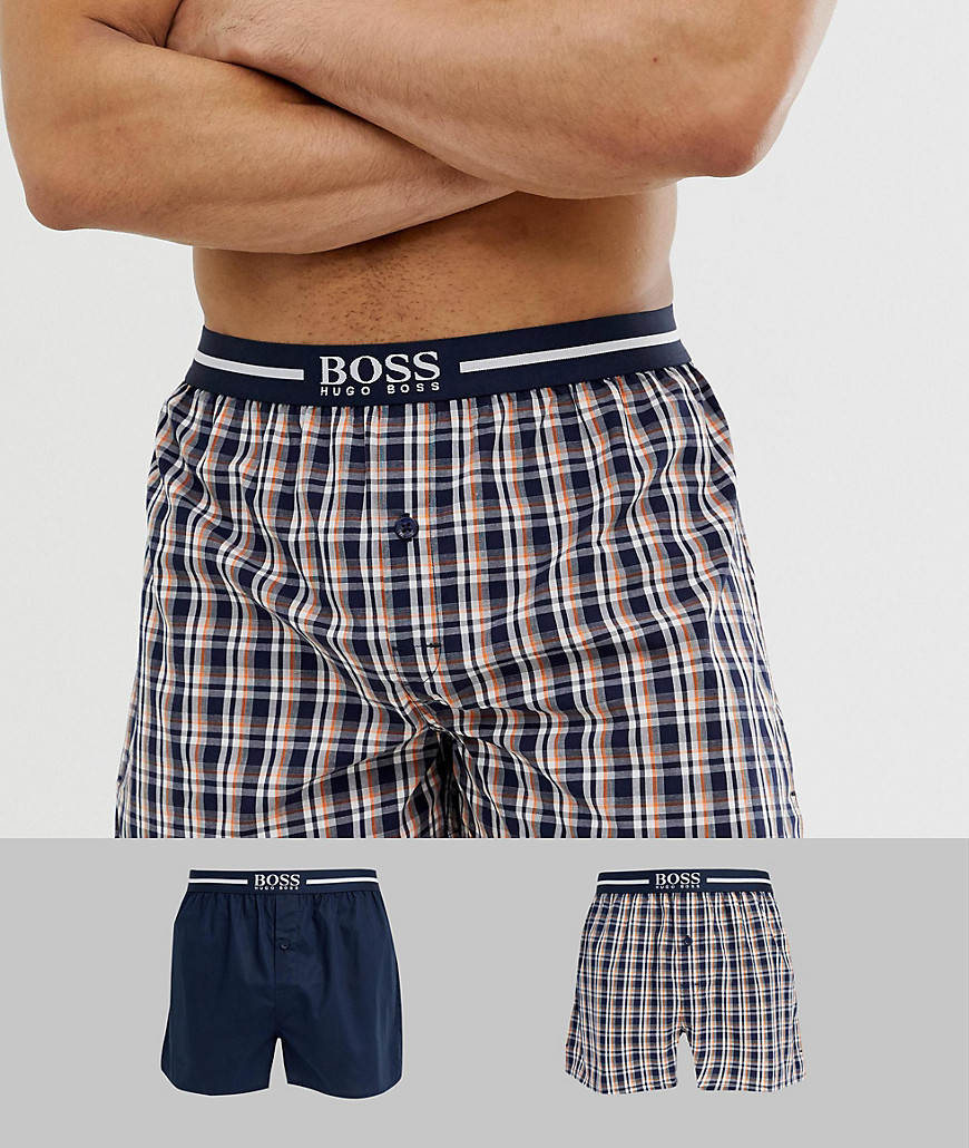 BOSS 2 pack woven boxers