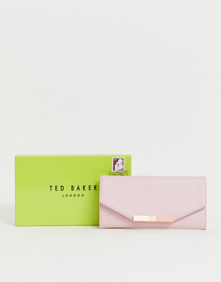 Ted Baker Annalize folder over wallet with hardware