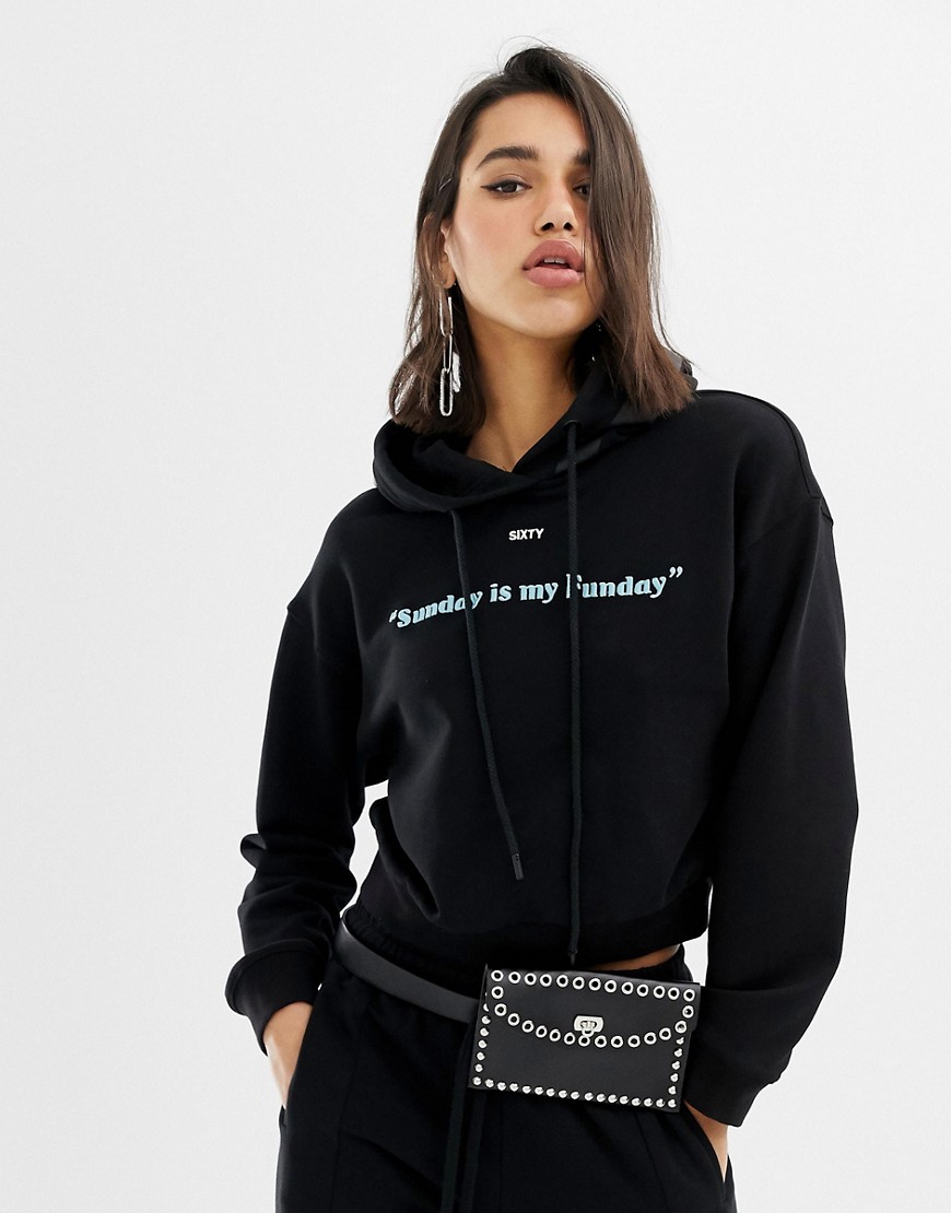 Miss Sixty slogan hoodie