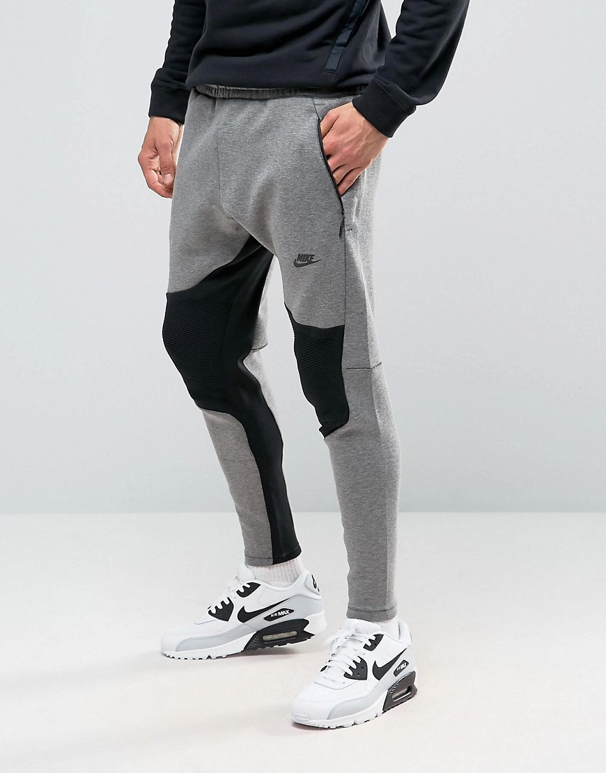 Nike Tech Fleece Joggers In Grey 805658-063 - Grey