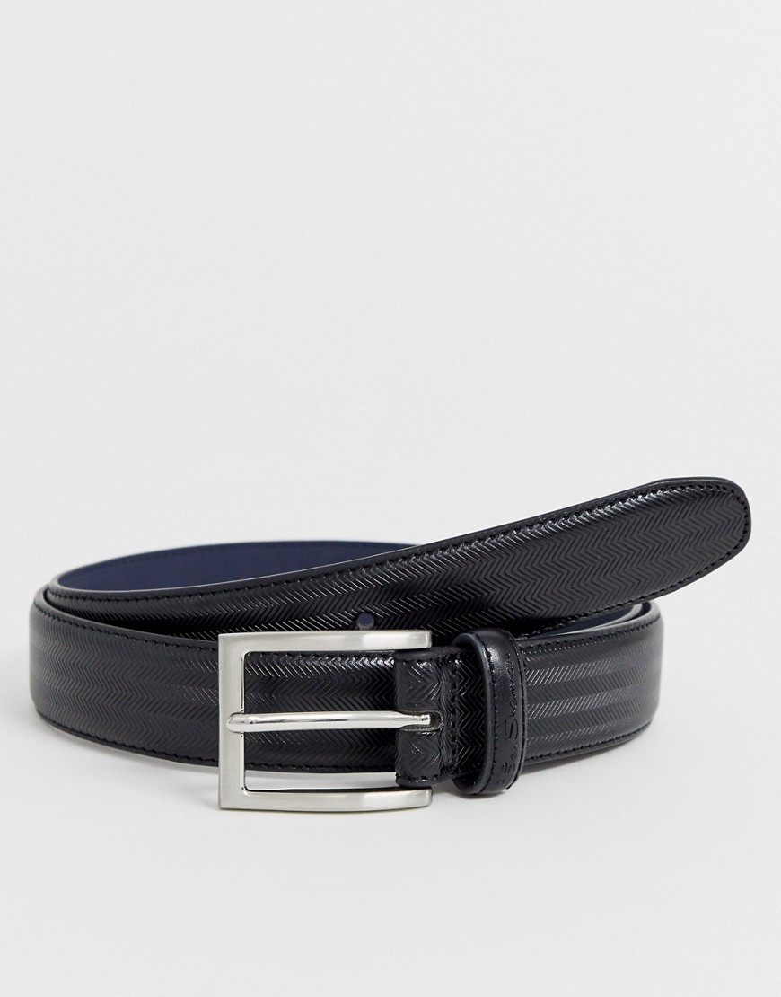 Ben Sherman smart belt in patterned print