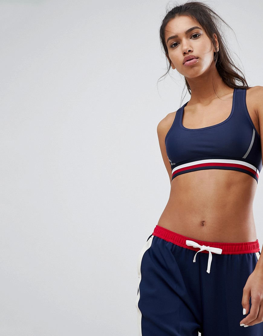 Tommy Hilfiger Racer Bralet with Contrast Band