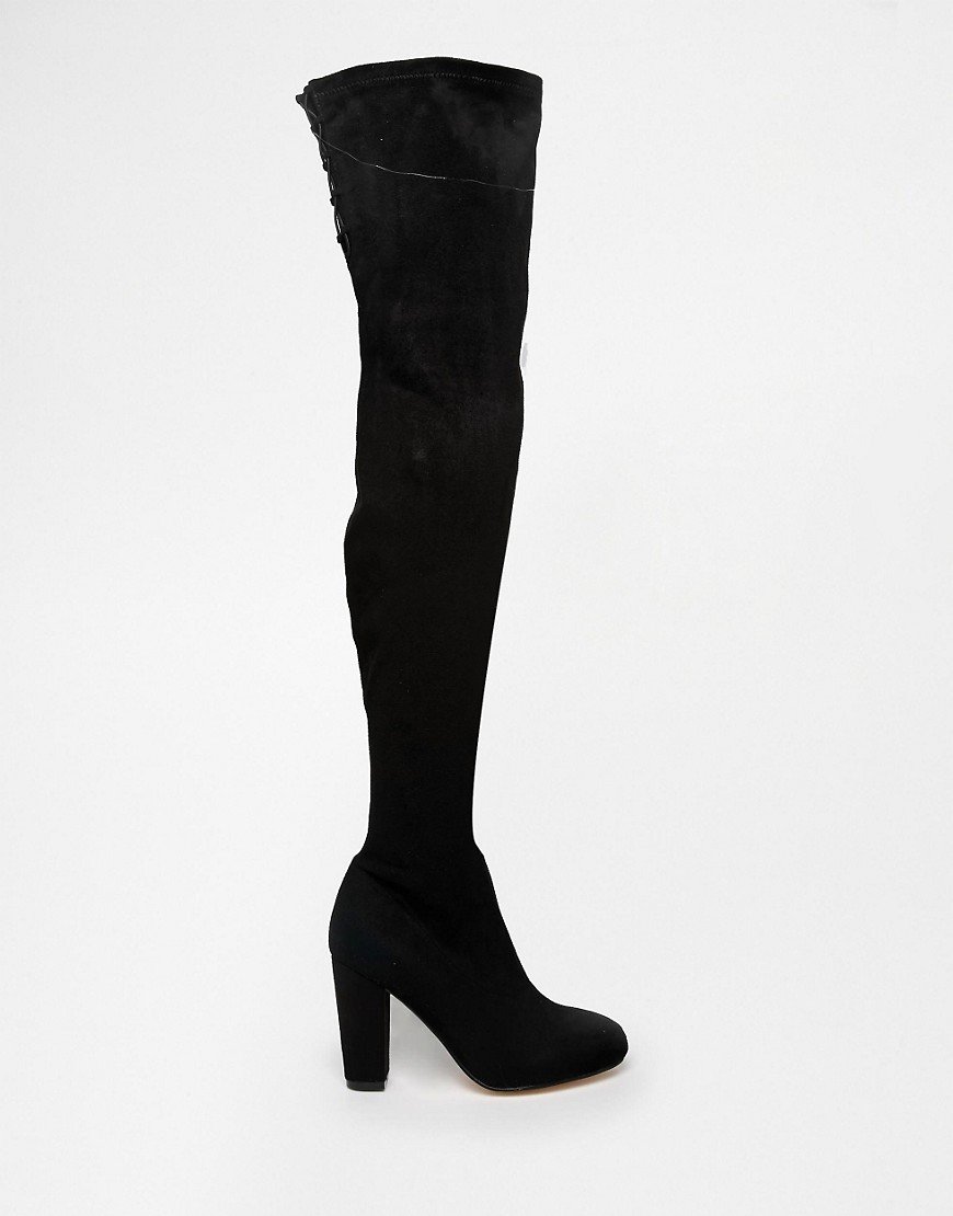 ASOS | ASOS KEY TO MY HEART Lace Up Over the Knee Boots at ASOS