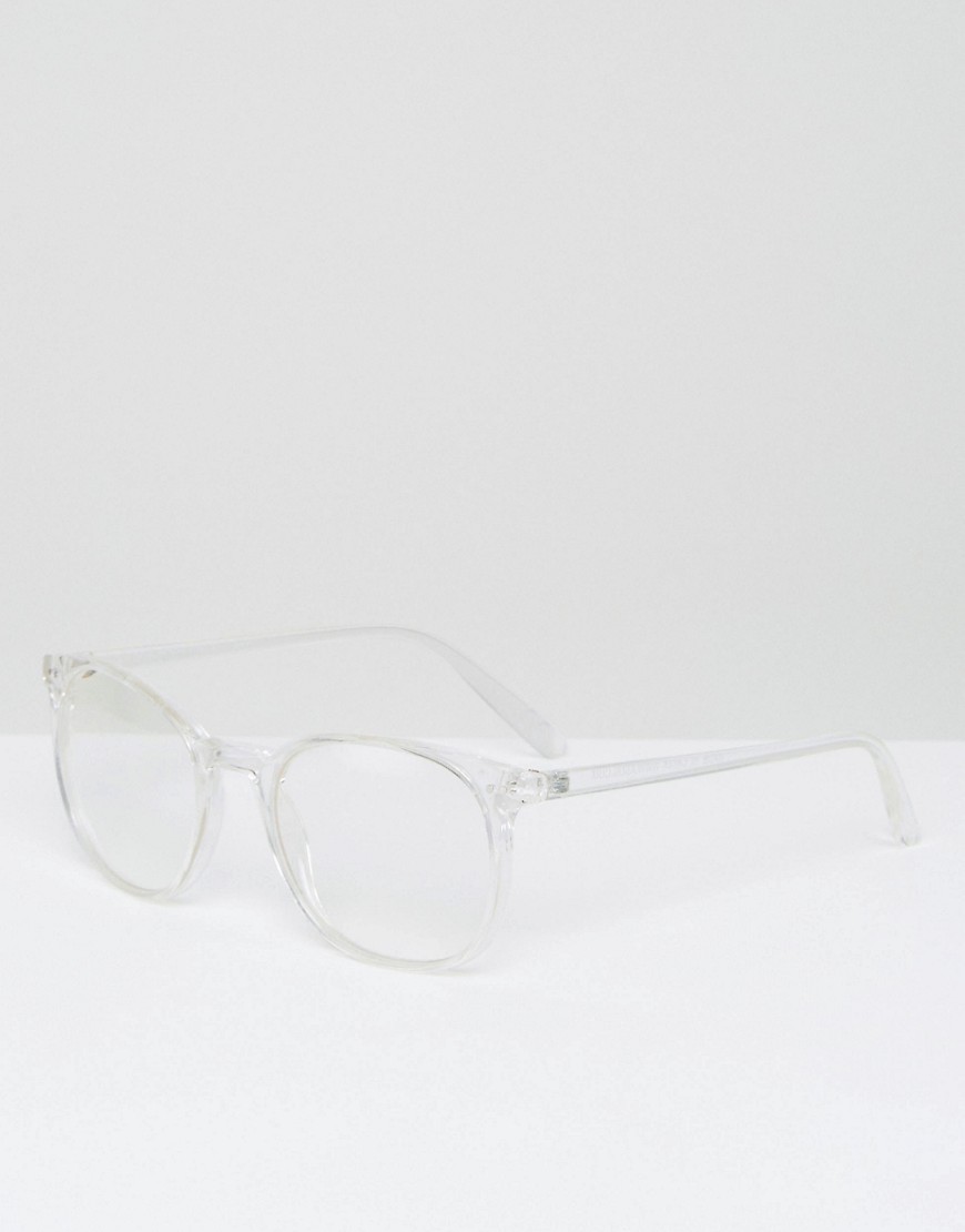 Очки с прозрачной оправой и стеклами ASOS DESIGN - Очистить 