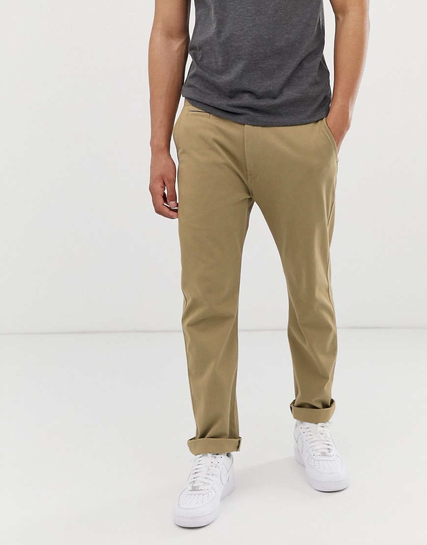 Levi's 502 regular tapered fit true chinos in harvest gold