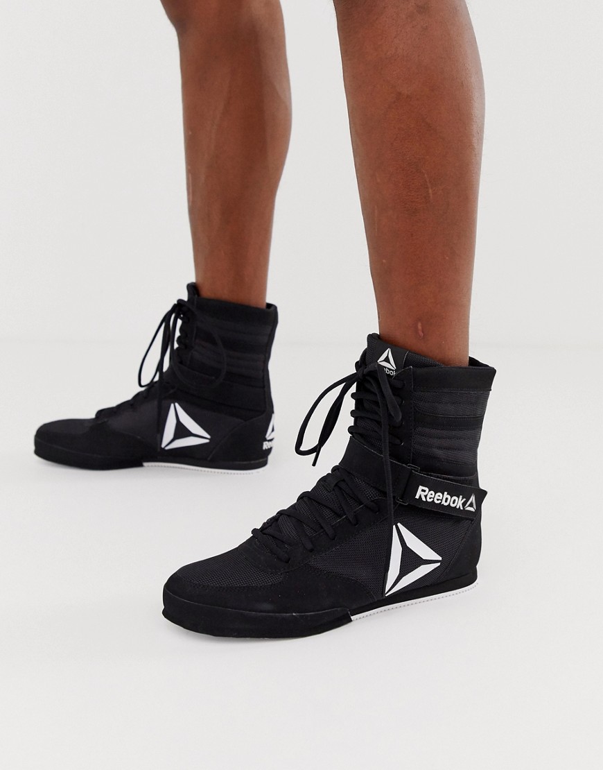 Reebok Combat Boxing Boots In Black