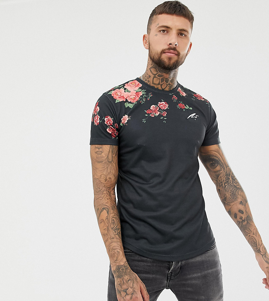 Mauvais muscle t-shirt with floral print