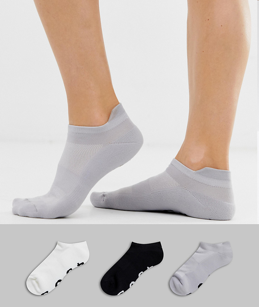 ASOS 4505 trainer socks with anti bacterial finish 3 pack