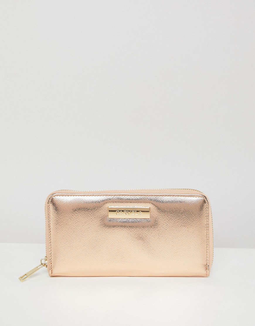 Carvela zip around purse - Gold
