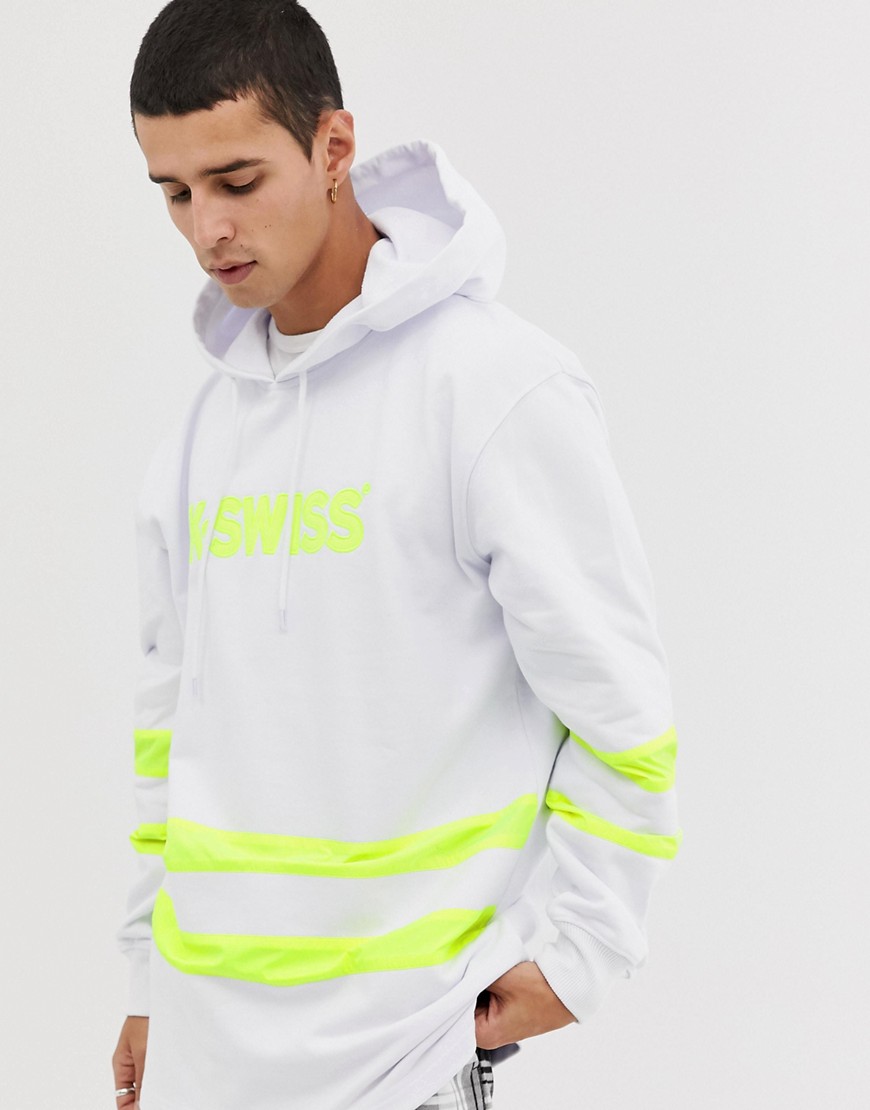 K-Swiss Travis hoodie in white