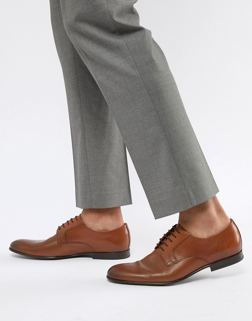 PS Paul Smith Gould leather derby shoe in tan