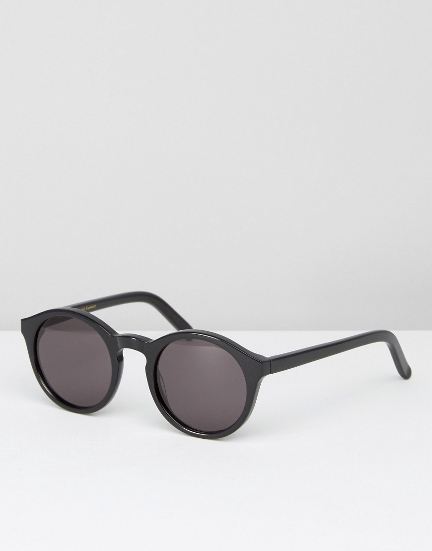 Солнцезащитные очки в круглой черной оправе Monokel - Черный Monokel Eyewear 