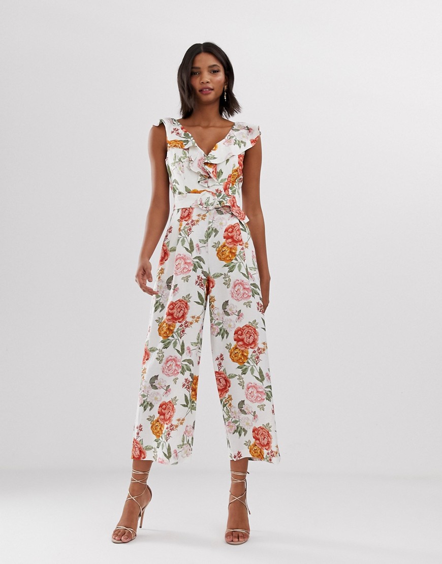 Forever New floral printed jumpsuit in multi