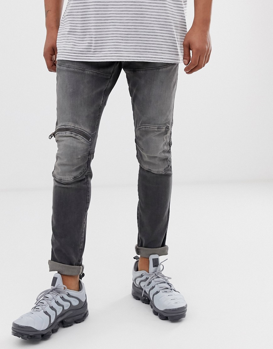 G-Star 5620 3d zip knee skinny jeans