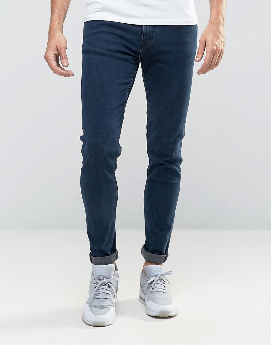 Weekday Form Super Skinny Jeans OD-11 Blue - Od-11 indigo 79-101