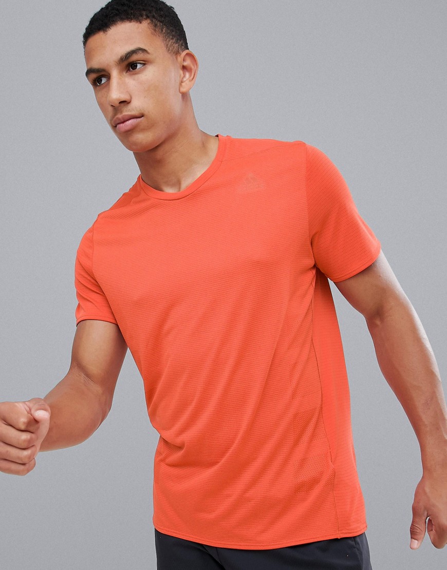 adidas Running Supernova T-Shirt In Orange CZ8724