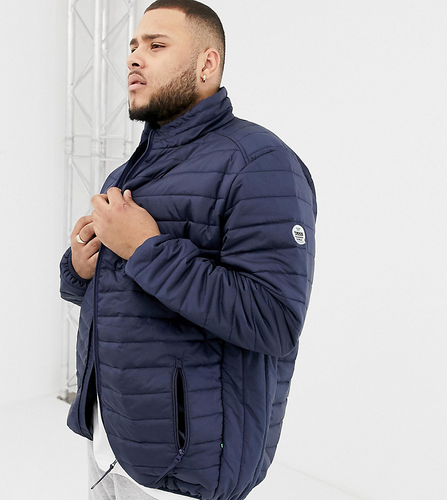 Duke King Size quilted jacket in navy