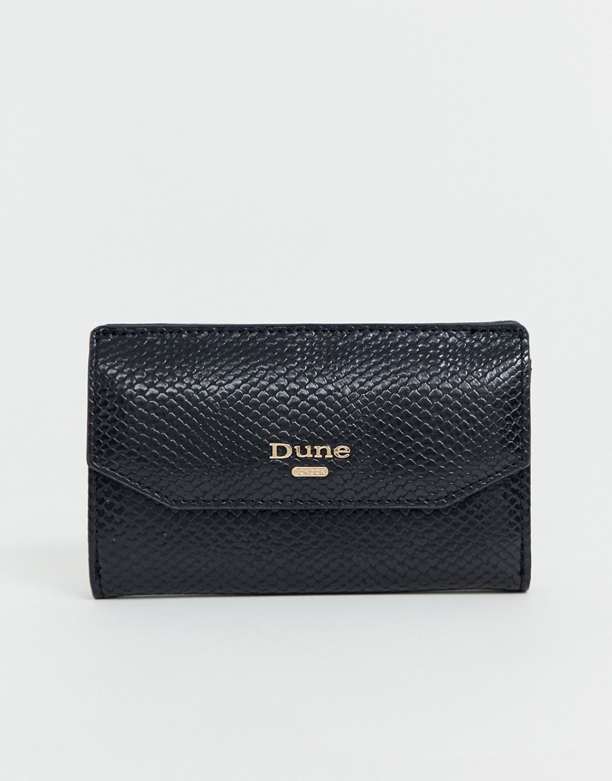 Dune medium croc print purse