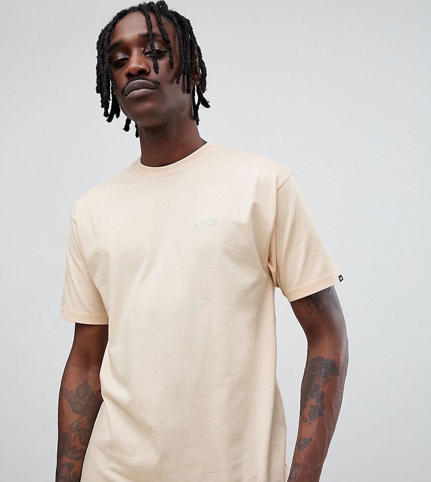 Vans t-shirt with small logo in beige Exclusive at ASOS