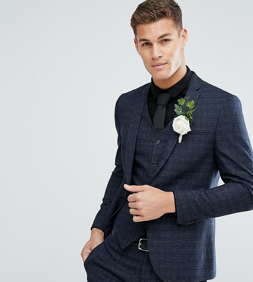 Noak Slim Wedding Suit Jacket in Texture
