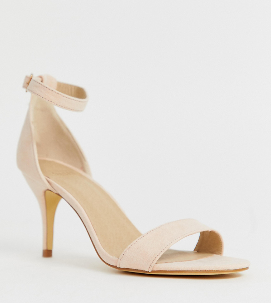 Oasis heeled sandals in beige