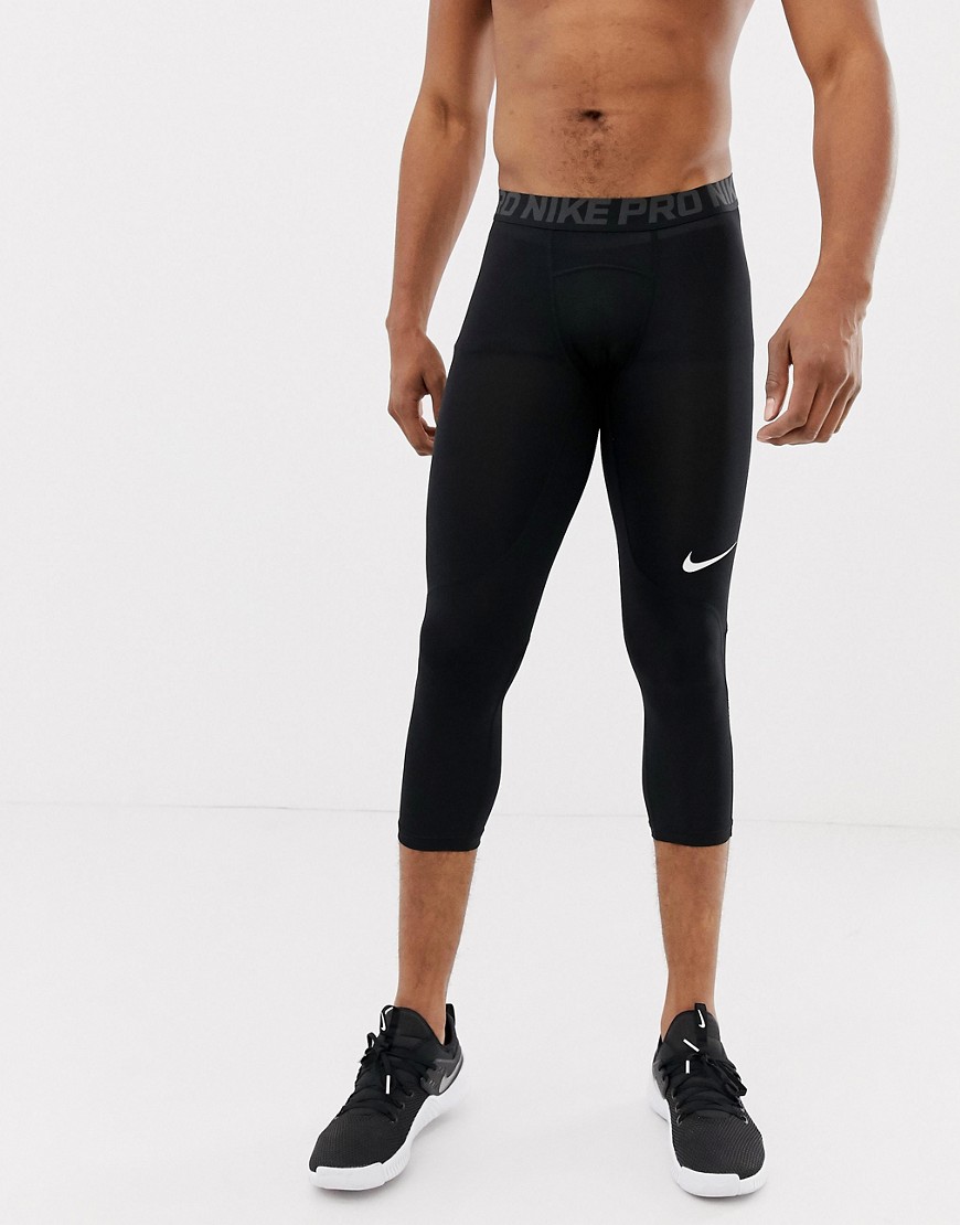 Nike Training Pro 3/4 Tights In Black 838055-010 - Black