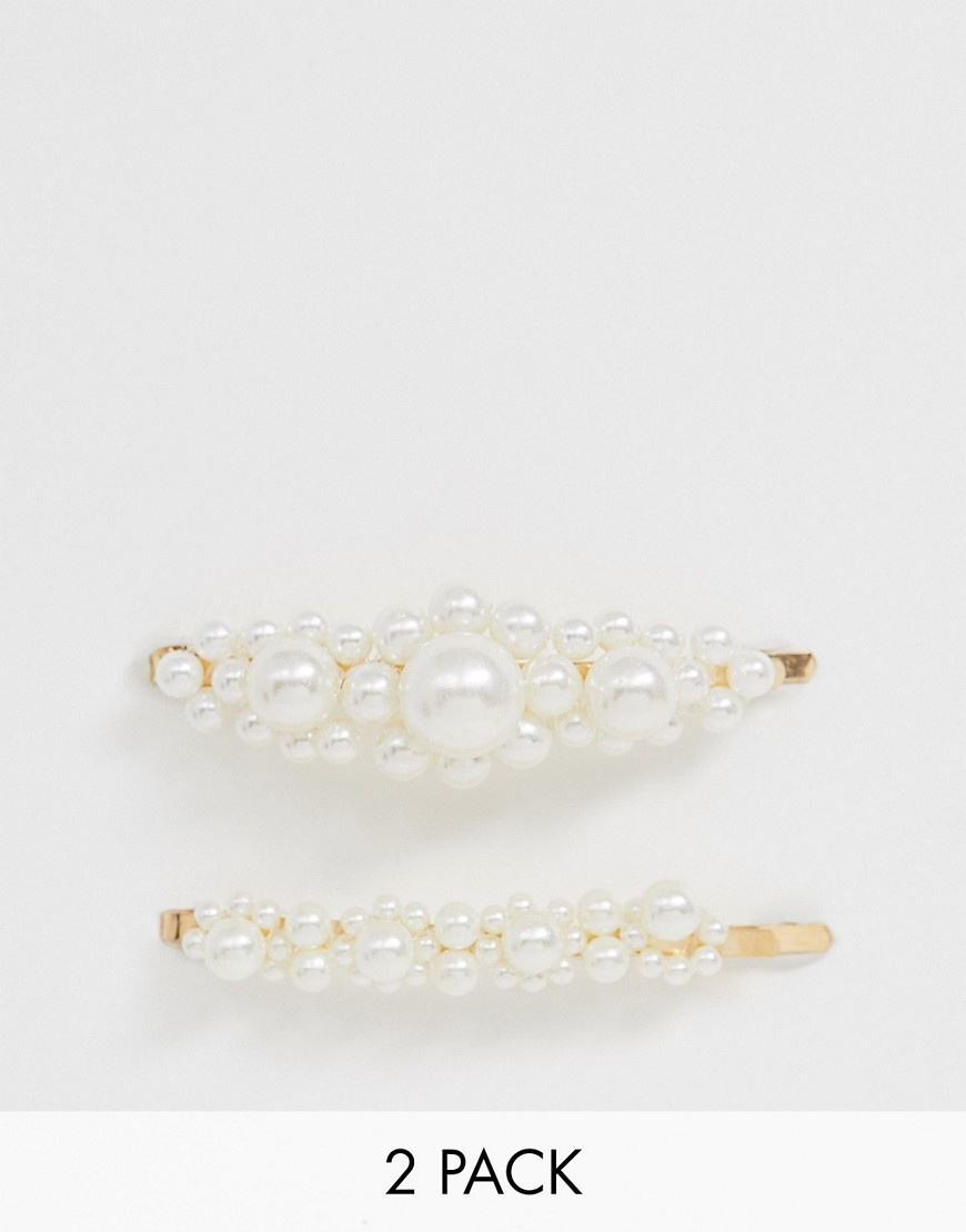Pieces pearl clips 2 pack