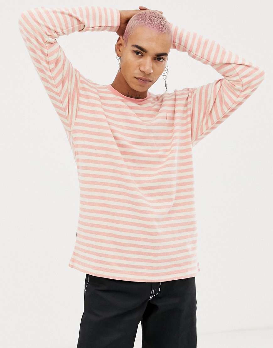 Fairplay Long Sleeve Striped T-Shirt in Pink