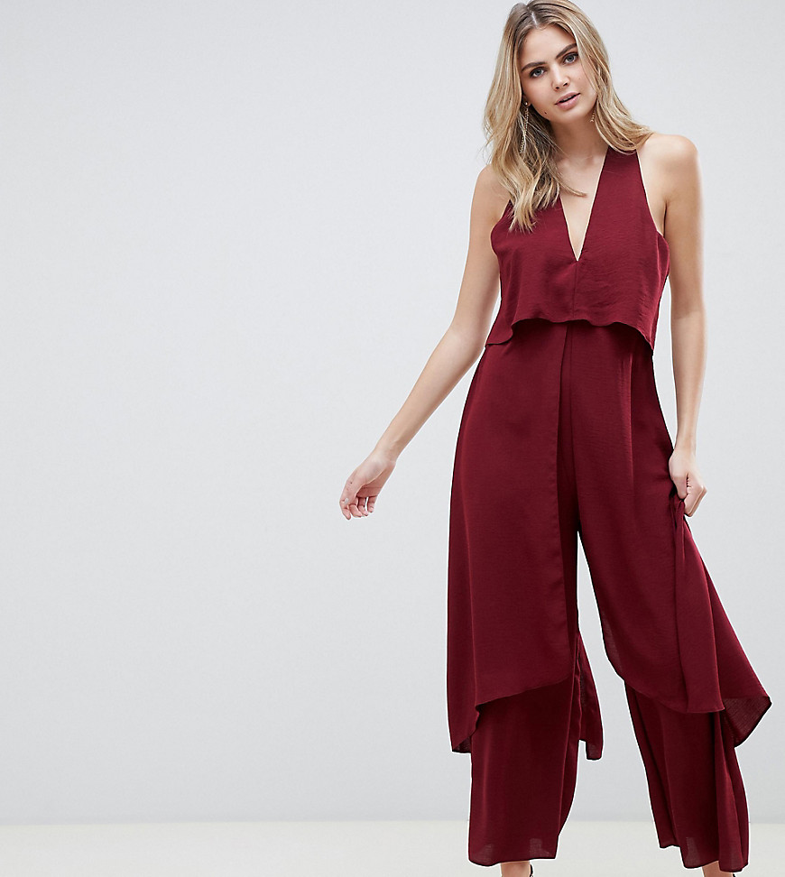 ASOS DESIGN Tall jumpsuit with multi layers