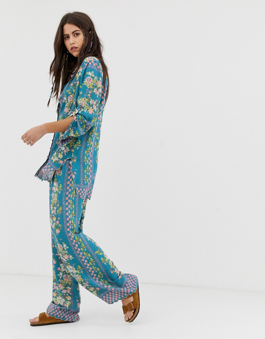 Aratta relaxed trousers in floral print co-ord