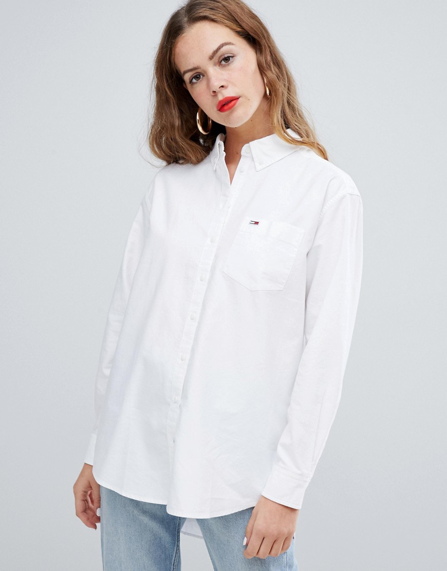 Tommy Jeans classic white shirt - Classic white
