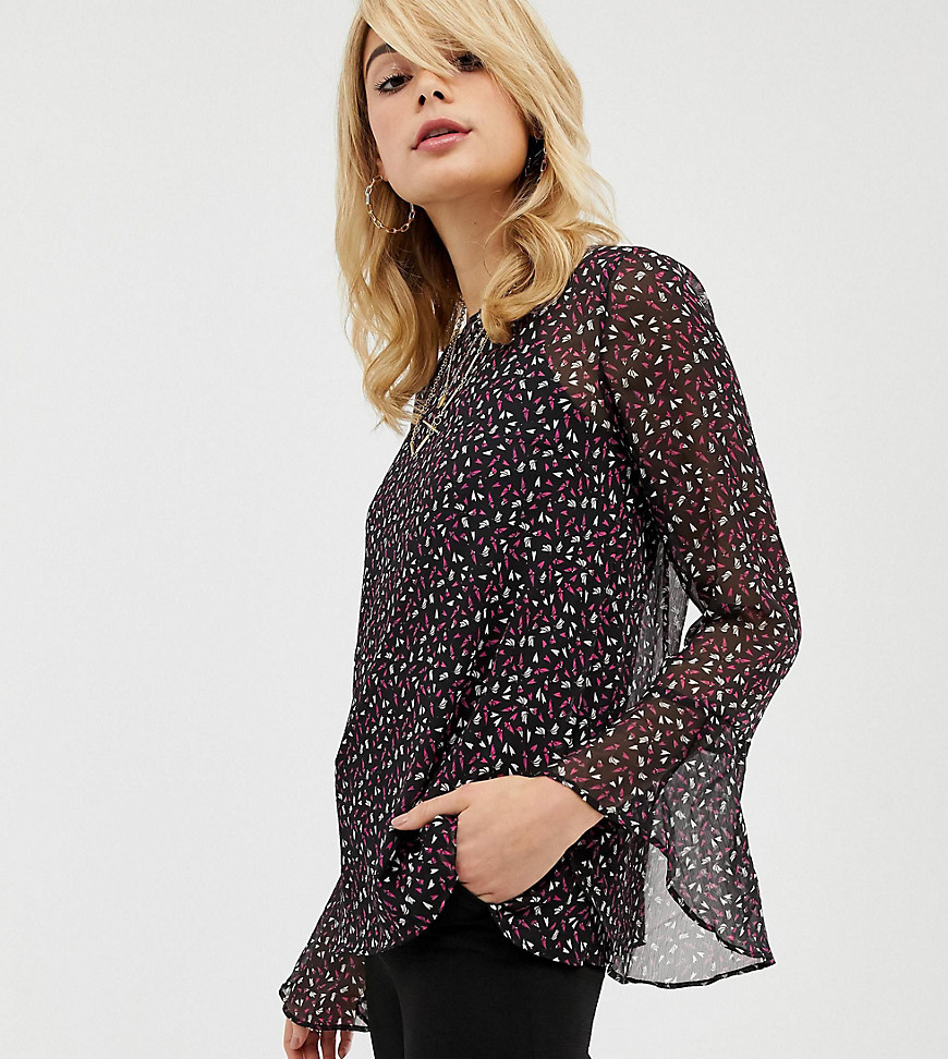 Y.A.S Tall Rauli ditsy floral print blouse