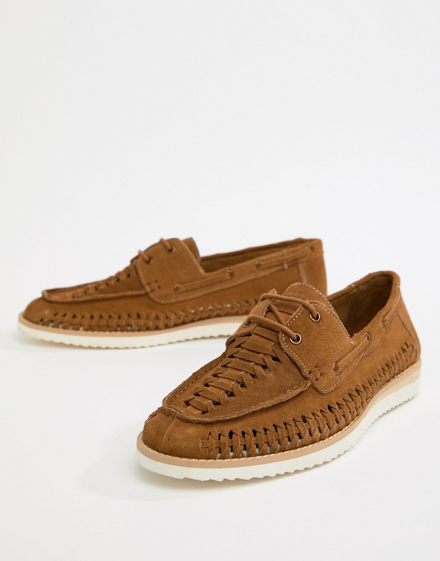 Frank Wright Woven shoes In Tan - Tan