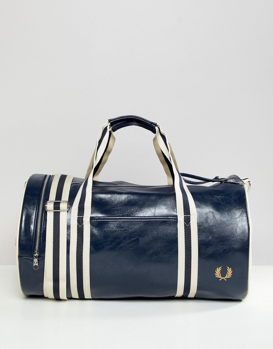 Fred Perry classic barrel bag in navy - 635