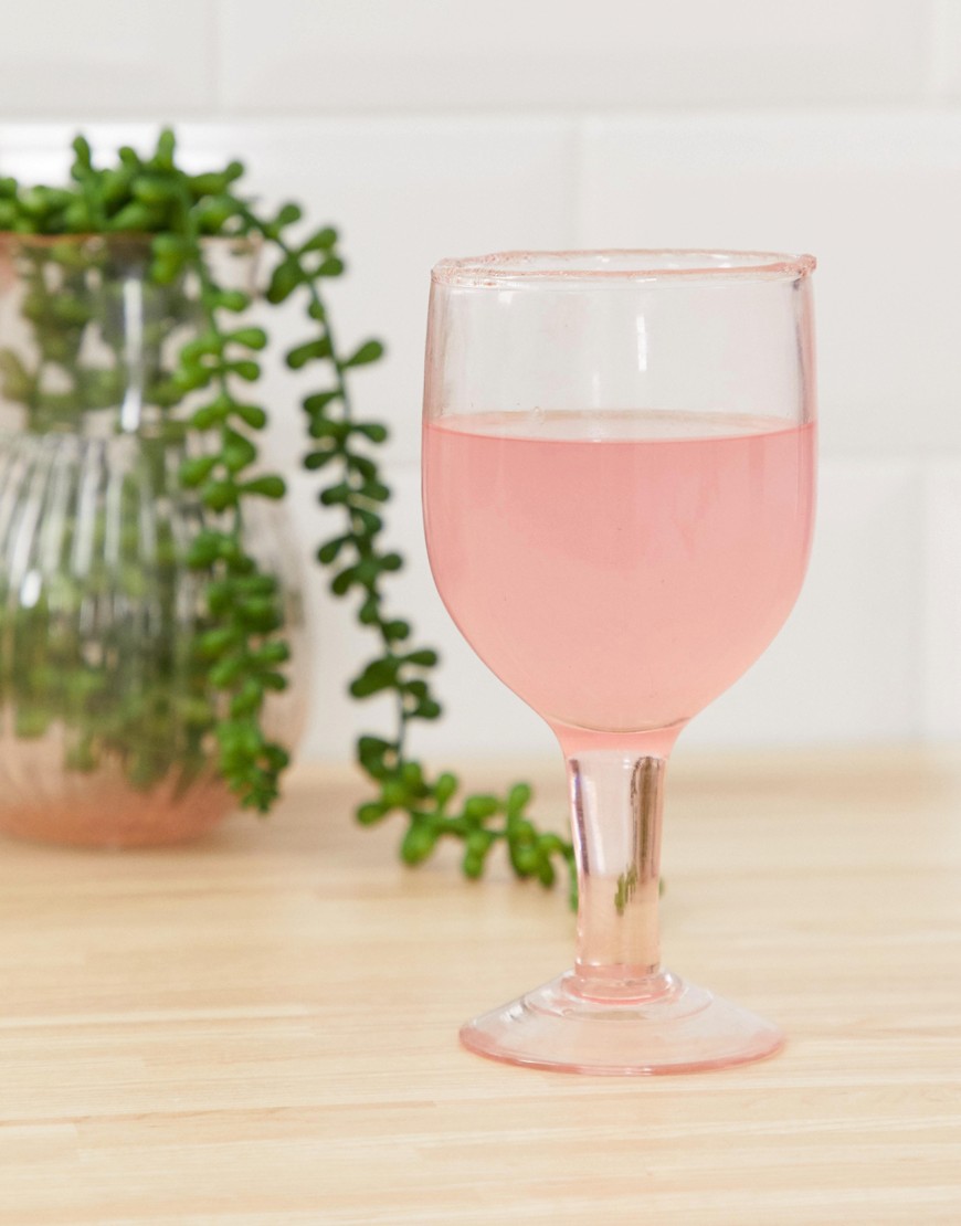Dassie Artisan pink hand made glass