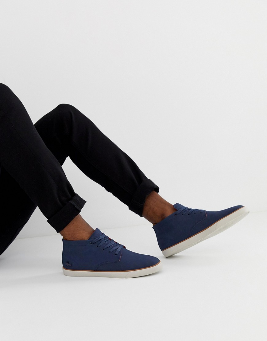 Lacoste Esparre winter c 318 3 chukka boots in navy
