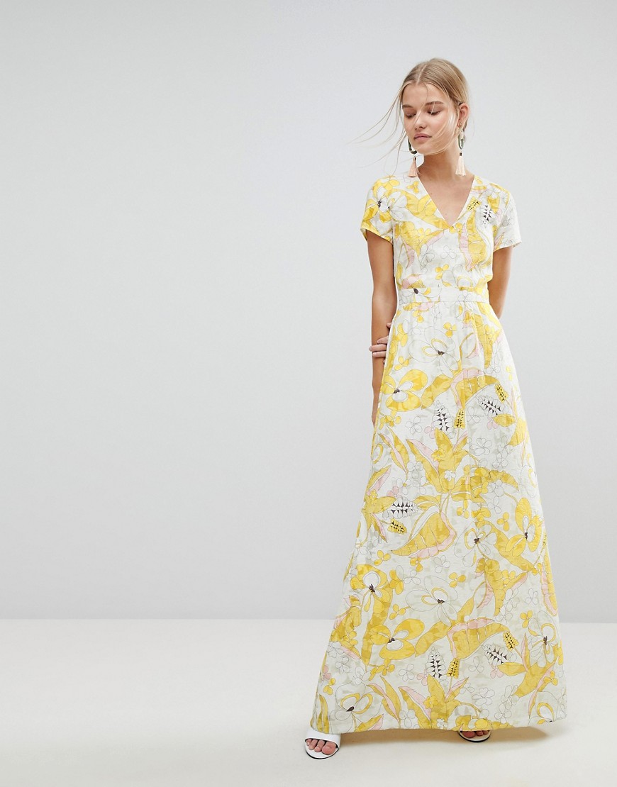 Max&Co Floral Maxi Dress - Ivory