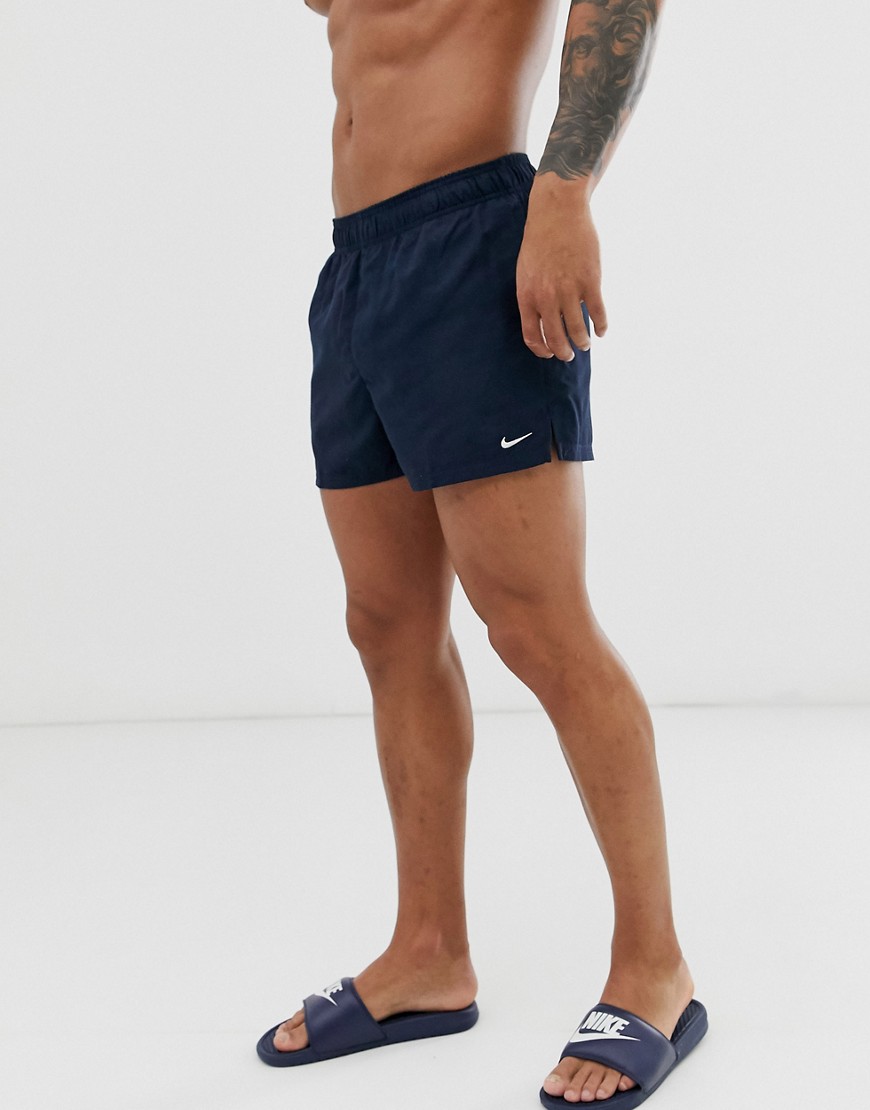 Nike Swim super short swim shorts in navy