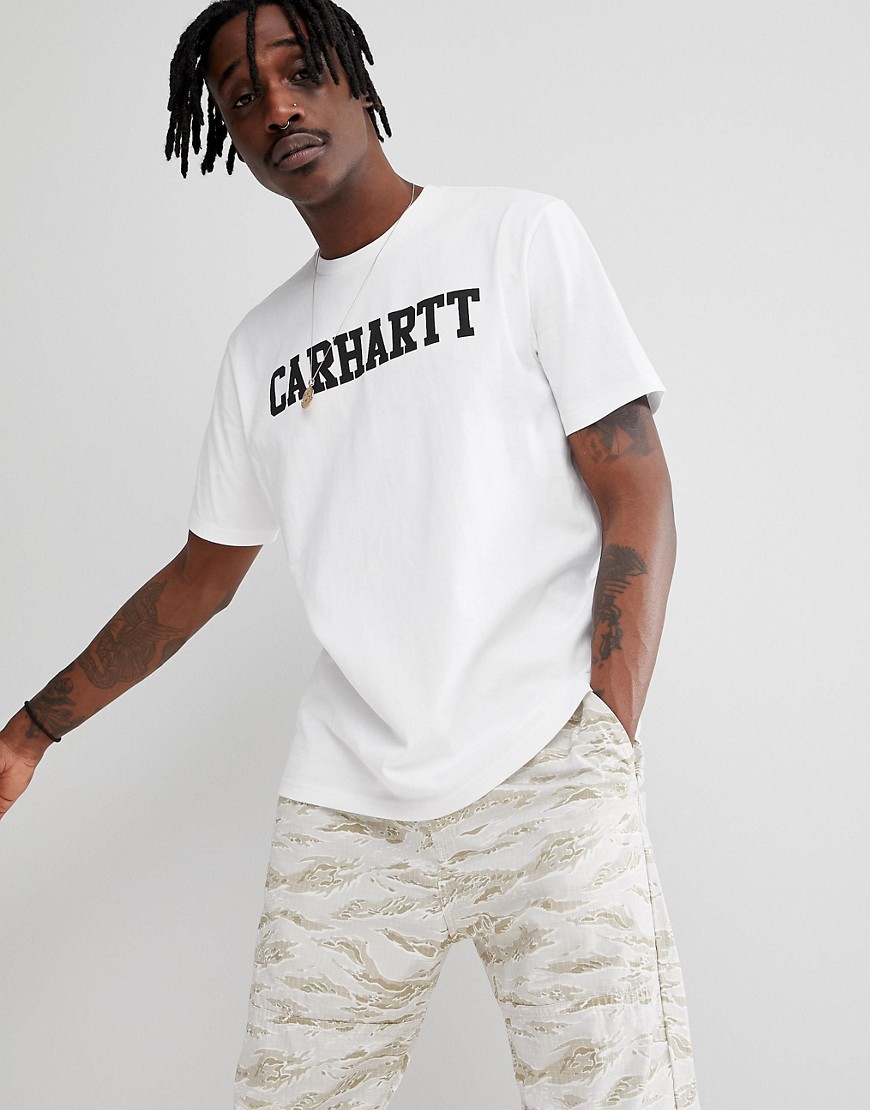 Carhartt WIP College t-shirt in white