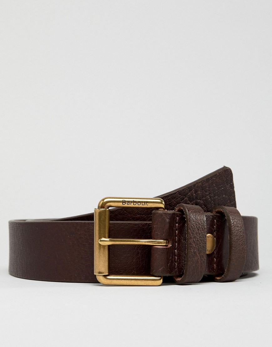 Barbour Irton belt in brown