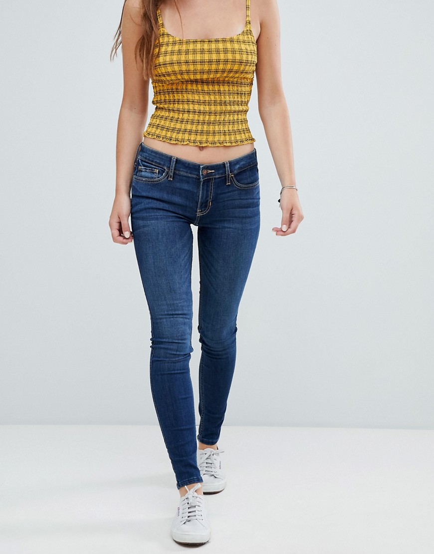 Hollister low waisted super skinny jean