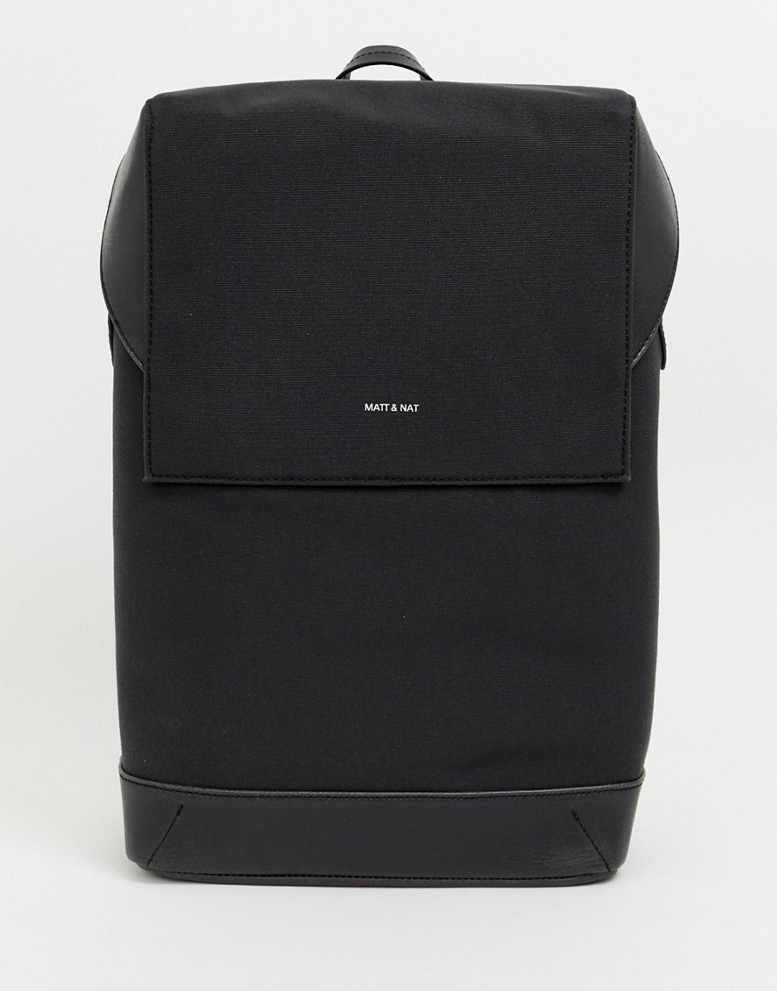 Matt & Nat hoxton laptop backpack in black