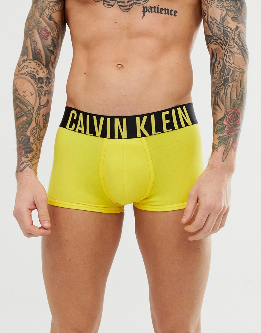 Calvin Klein Intense Power trunks in yellow