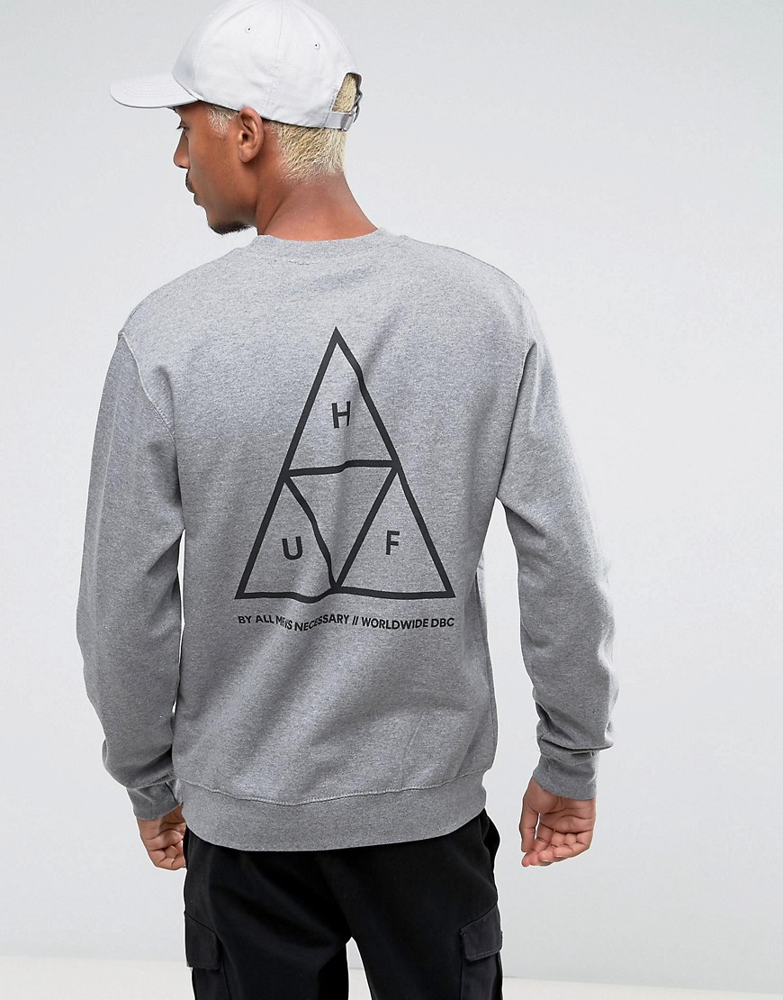 HUF Triple Triangle Sweatshirt - Grey