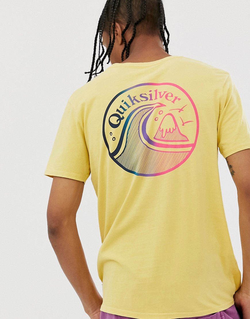 Quiksilver Faded Potentail t-shirt in yellow