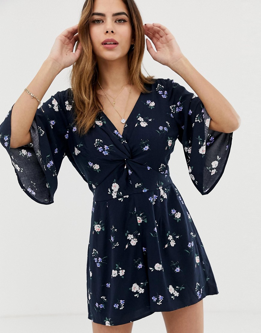 Abercrombie & Fitch playsuit in floral