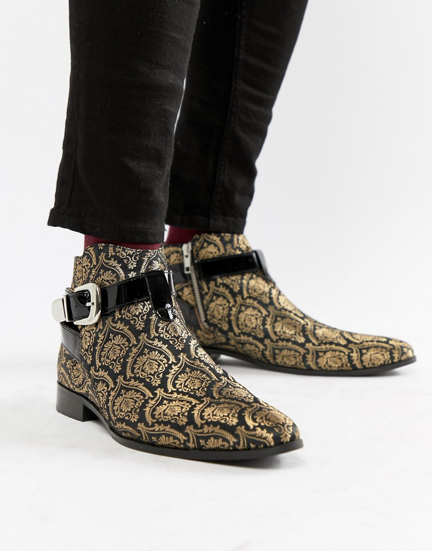 House Of Hounds Harpy chelsea boots in brocade